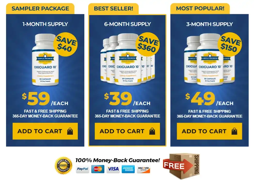 OxiGuard 10 Price Packages